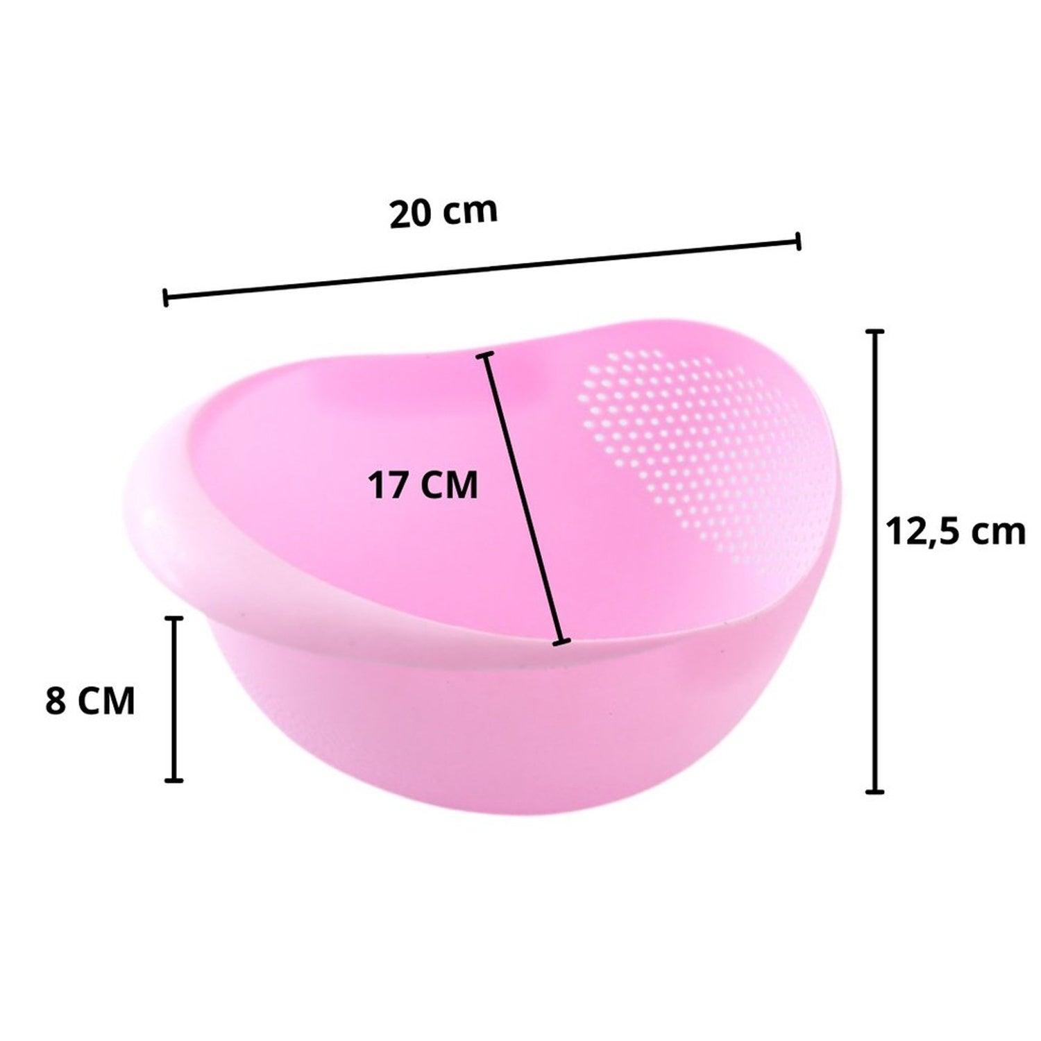 Kitchen strainer bowl, ideal for draining and storing grains like rice. Kitchen strainer bowl, ideal for draining and storing grains like rice.